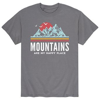 Men's Mountains Are My Happy Place Tee