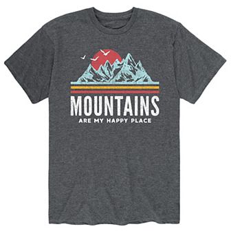 Men's Mountains Are My Happy Place Tee