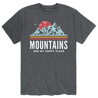 Men's Mountains Are My Happy Place Tee