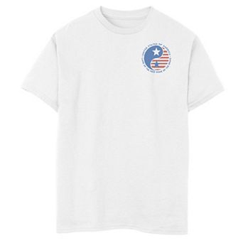 Boys 8-20 Americana Yin Yang United States Of America Pocket Graphic Tee