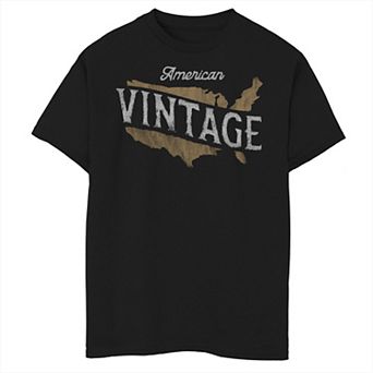 Boys 8-20 Americana American Vintage USA Graphic Tee
