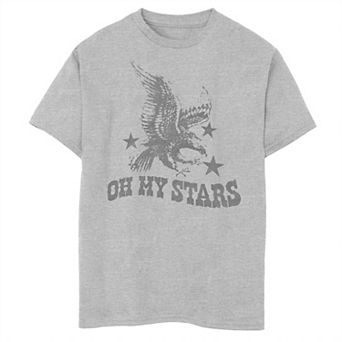 Boys 8-20 Americana Oh My Stars Eagle and Stars Graphic Tee