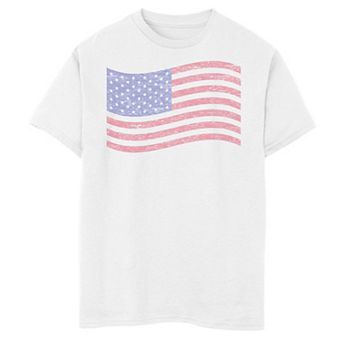 Boys 8-20 Distressed Waving Flag Graphic Tee
