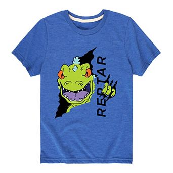 Boys 8-20 Rugrats Reptar Tear Graphic Tee