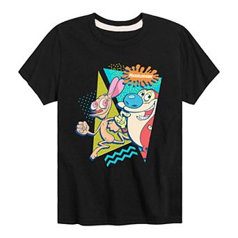 Boys 8-20 Ren & Stimpy Retro Graphic Tee