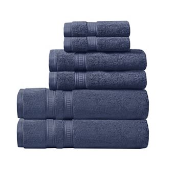 Beautyrest Plume 6 pc Cotton Antimicrobial Bath Towel Set