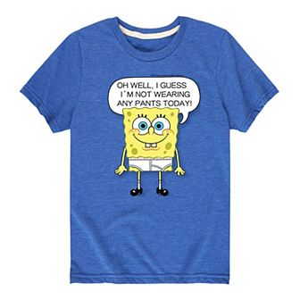 Boys 8-20 Spongebob Squarepants No Pants Graphic Tee