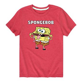 Boys 8-20 Spongebob Squarepants Silly Face Graphic Tee