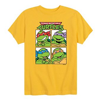 Boys 8-20 TMNT Group Blocks Graphic Tee