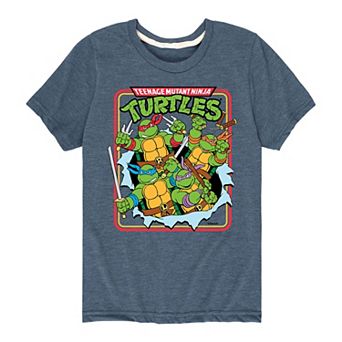 Boys 8-20 TMNT Ripping Out Of Shirt Graphic Tee