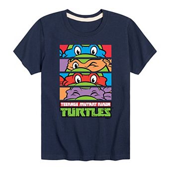 Boys 8-20 TMNT Stacked Faces Graphic Tee