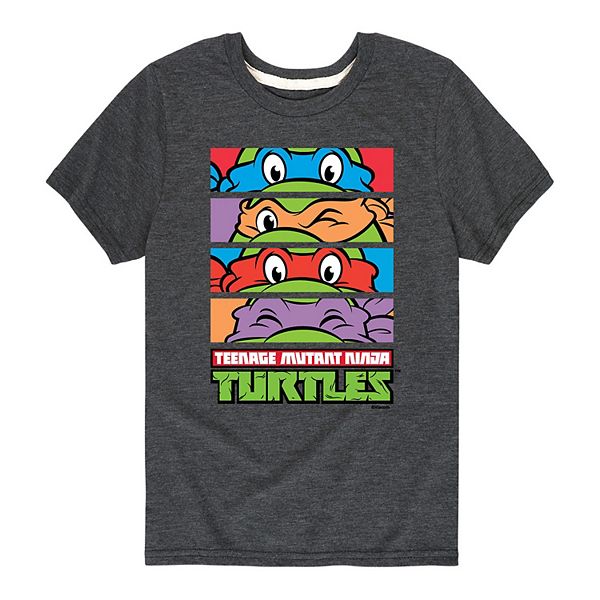 Boys 8-20 TMNT Stacked Faces Graphic Tee