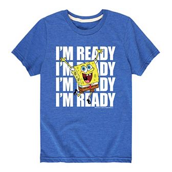 Boys 8-20 Spongebob Squarepants I'm Ready Graphic Tee