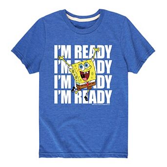 Boys 8-20 Spongebob Squarepants I'm Ready Graphic Tee