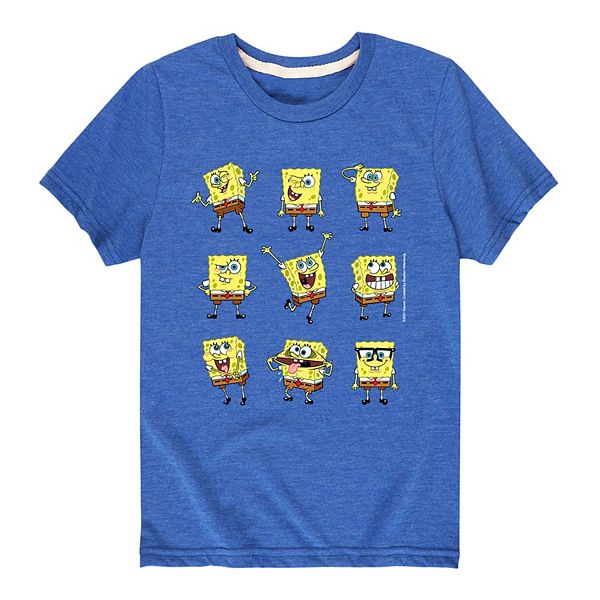 Boys 8-20 Spongebob Squarepants Grid Graphic Tee