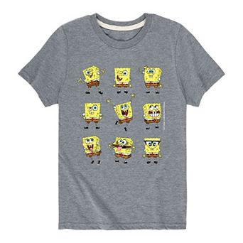 Boys 8-20 Spongebob Squarepants Grid Graphic Tee