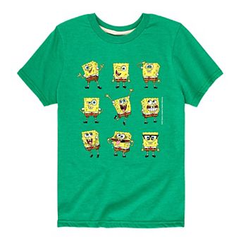 Boys 8-20 Spongebob Squarepants Grid Graphic Tee