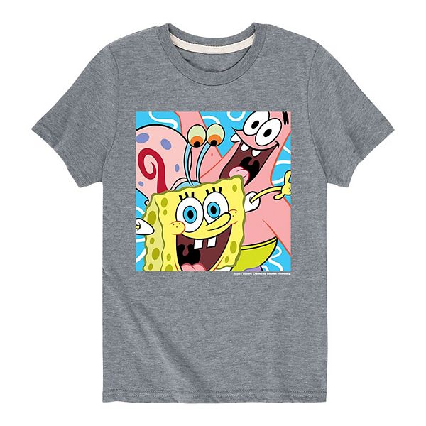 Boys 8-20 Spongebob Squarepants Patrick Spongebob Gary Graphic Tee