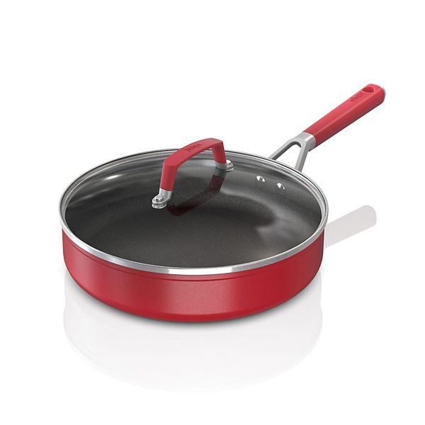 Ninja Foodi NeverStick Vivid 3 qt. Saut Pan with Glass Lid