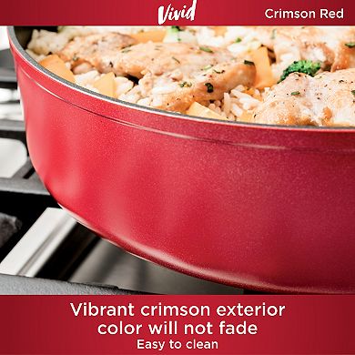 Ninja Foodi NeverStick Vivid 3-qt. Sauté Pan with Glass Lid