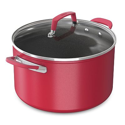 Ninja Foodi NeverStick Vivid 8 qt. Stock Pot with Glass Lid
