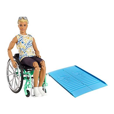 Barbie Fashionistas Ken Wheelchair Fashion Doll and Accessories Set