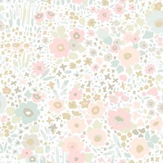 RoomMates Posey Sidewall Peel and Stick Wallpaper