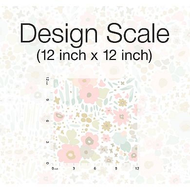 RoomMates Posey Sidewall Peel and Stick Wallpaper