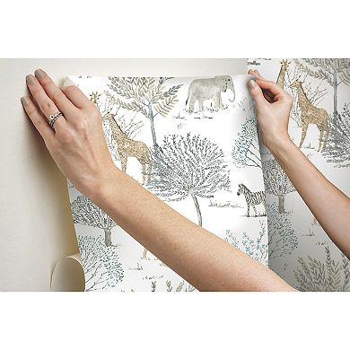 RoomMates On The Savanna Peel and Stick Wallpaper