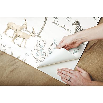 RoomMates On The Savanna Peel and Stick Wallpaper