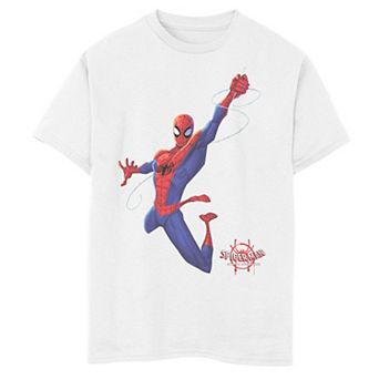 Boys 8-20 Marvel Into The Spiderverse Spider-Man Classic Swing Graphic Tee