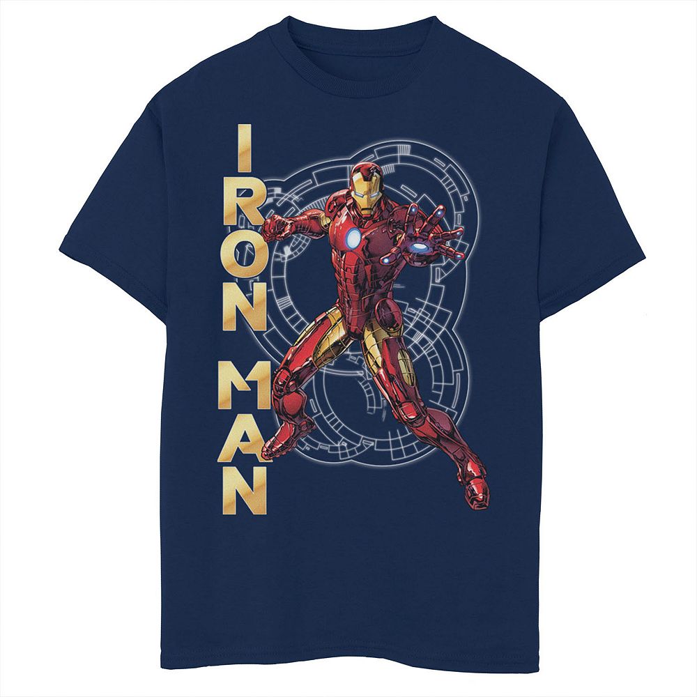 Boys 6-20 Marvel Avengers Assemble Iron Man Tech Graphic Tee