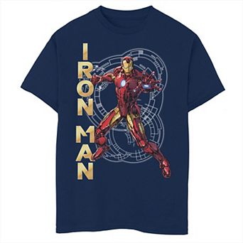 Boys 8-20 Marvel Avengers Assemble Iron Man Tech Graphic Tee