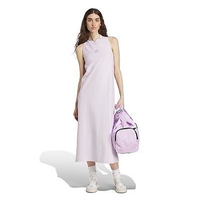 【Adidas コリア】 Essentials 3-Stripes Long Racerback Dress adidas Women's Essentials 3-Stripes Long Racerback Dress
