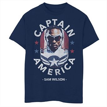Boys 8-20 Marvel: Falcon & The Winter Soldier Sam Wilson Captain America Graphic Tee