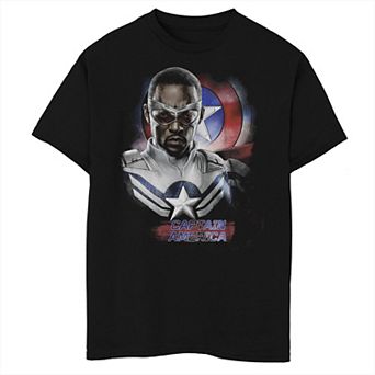 Boys 8-20 Marvel: Falcon & The Winter Soldier Captain America Collage Graphic Tee