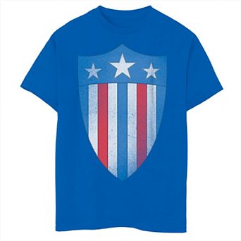 Boys 8-20 Marvel Avengers Classic Shield Distressed Portrait Graphic Tee