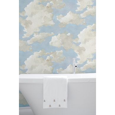 RoomMates Clouds on Canvas Peel & Stick Wallpaper