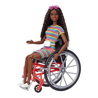 Barbie Fashionista Wheelchair Fashion Doll and Accessories Set