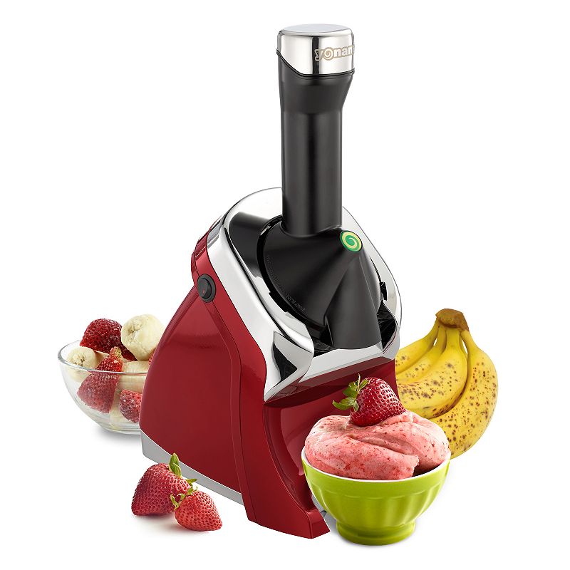 Yonanas Deluxe Healthy Soft-Serve Dessert Maker Black