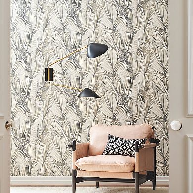 RoomMates Peaceful Plume Peel & Stick Wallpaper