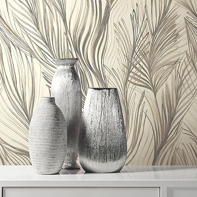 RoomMates Peaceful Plume Peel & Stick Wallpaper