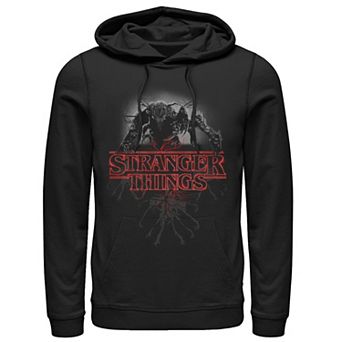 Men's Netflix Stranger Things Demogorgon Glow Logo Hoodie