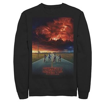 Men's Netflix Stranger Things Demogorgon Cloud Poster Sweatshirt