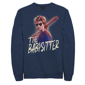 Men's Netflix Stranger Things Steve The Babysitter Portrait Sweatshirt