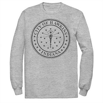 Men's Netflix Stranger Things City Of Hawkins Indiana Seal Tee