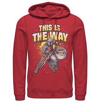 Men's Star Wars: The Mandalorian This Is The Way Action Pose Hoodie