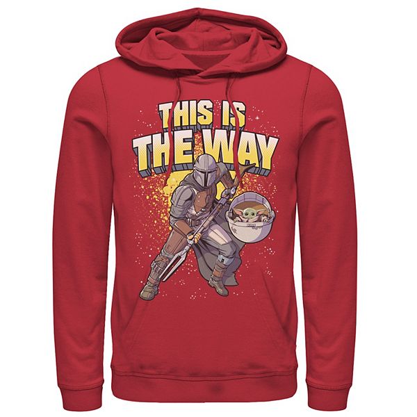 Men s Star Wars The Mandalorian This Is The Way Action Pose Hoodie