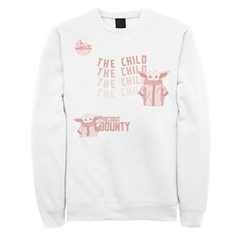 Men's Star Wars: The Mandalorian The Child Precious Bounty Text Sweatshirt