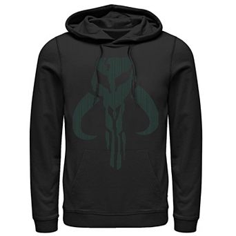 Men's Star Wars: The Mandalorian Striped Logo Hoodie